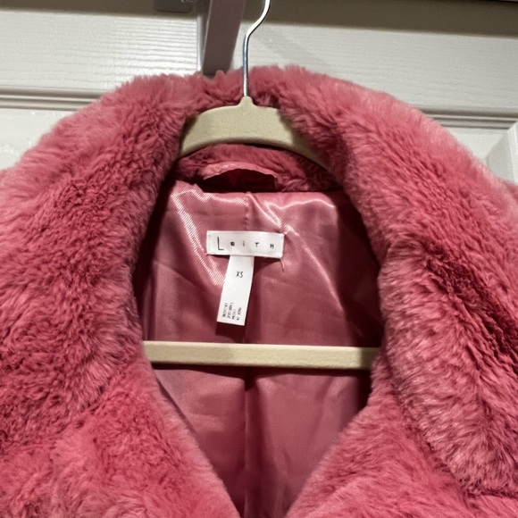 NWT Leith Fur (faux) Jacket 🩷 Size XS - Picture 8 of 9
